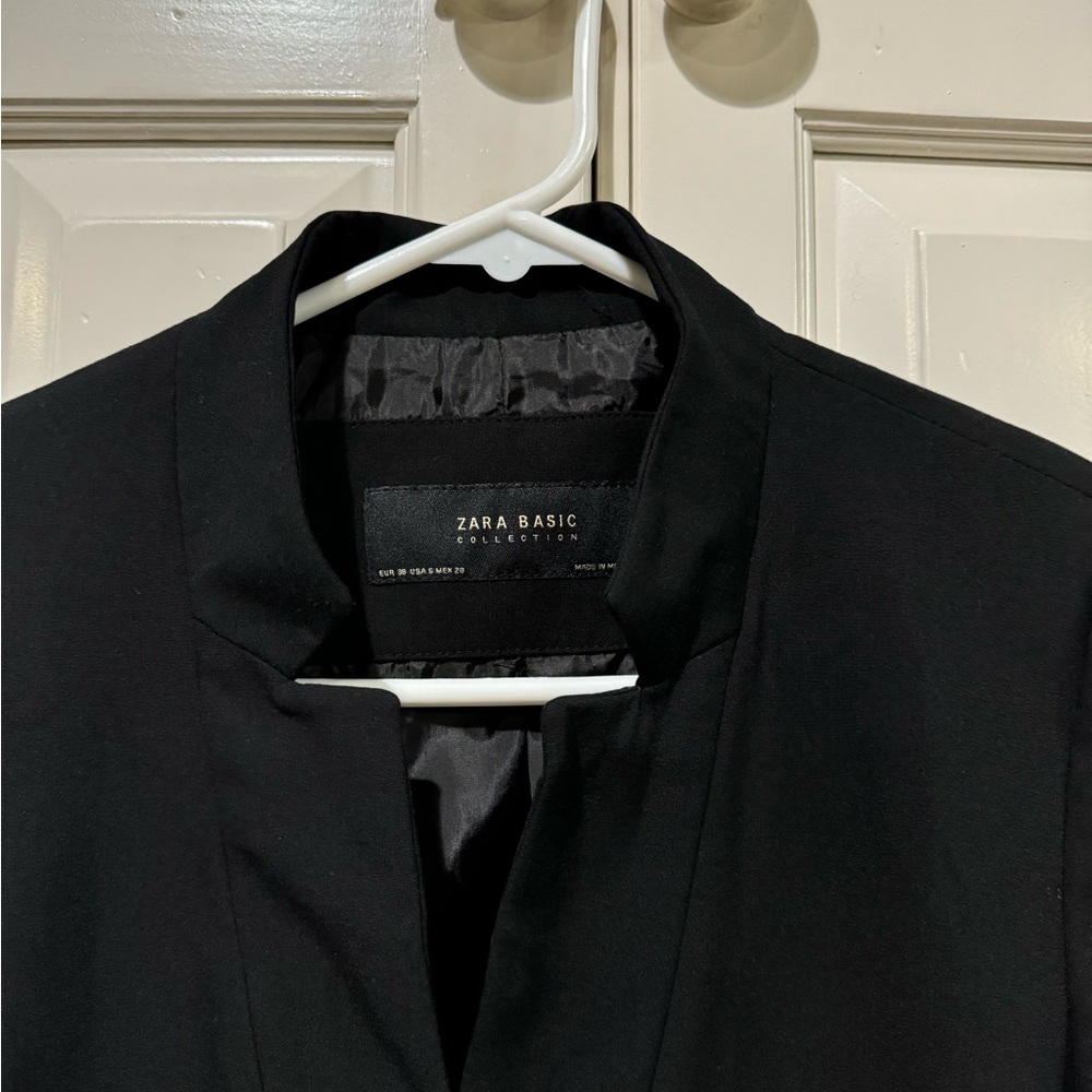 Zara Basic Black Blazer - image 2